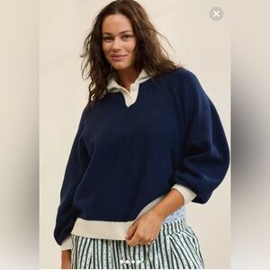 Aerie Classic Quarter Button Sweater